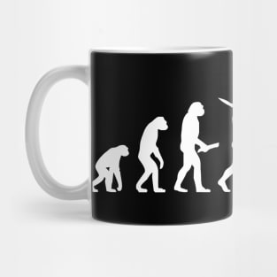 Funny Baseball Evolution Gift For Baseball Players Mug